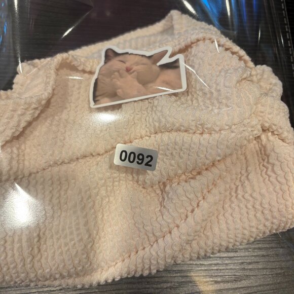 White Strapless Stretch Crop Top Twist Front Festival Summer - Picture 6 of 6